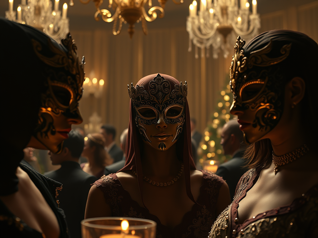 The masked ball that humanity attend